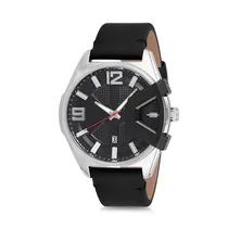 Relógio Analógico Masculino Daniel Klein Premium DK12234-1 - Preto e Prata