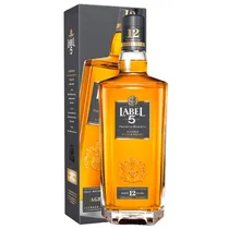 Rótulo do Uisque 5 Reserva Premium 12 Anos 750ML