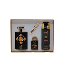 Kit Lattafa Pride Al Qiam Gold Edp 100ML 3 Piezas
