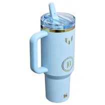 Copo Térmico Stanley Tumbler Quencher Messi Goat 1.18L - Azul Claro