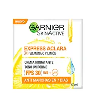 Crema Hidratante Facial Garnier Skinactive Express Aclarador