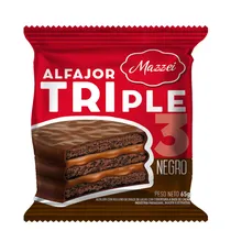 Mazzei Alfajor Triple Negro 65GR