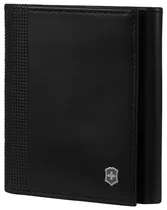 Carteira Victorinox 611574 Altius Alox Tri-Fold Wallet Masculina - Black
