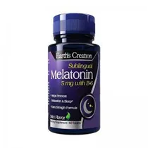 Melatonina 5MG Earth’s Creation 60 Tablets Sublingual B6