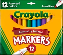 Marcador Crayola Assorted Markers 58-7712 (12 Unidades)