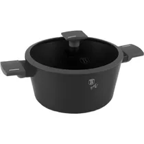 Panela Berlinger Haus Antiaderente com Tampa Preta 24CM