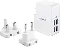 Carregador de Parede Anker Power Port 4 Lite Saida USB A2042L21 - Branco
