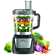 Multiprocessador de Alimentos Qylar QY-1316 - 1000W - 2L - 4 Em 1 - 110V 50/60HZ - Preto