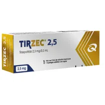 Pep. Tirzepatida Tirzec 15MG X 1 Vial de 2ML