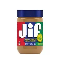 Smuckers Pasta de Mani Jif Extra Crunchy - 454GR Azul