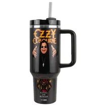 Copo Térmico Weedoo Ozzy Ozbourne - 1.2L - com Canudo - Preto