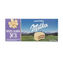 Alfajor Milka Mousse Blanco 6 Unidades