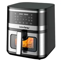 Fritadeira Elétrica Interbras Air Fryer S30BR 8L 1700W 110V - Preto