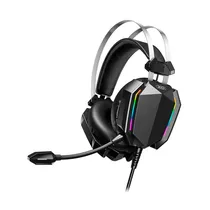 Fone de Ouvido Gamer Xo GE07 RGB (USB + Dual P2) - Preto
