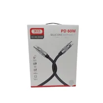 Cabo USB-C/USB-C Xo Q228B Silicone Durable 60W 1,2M - Branco