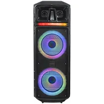 Speaker Kolav M2102 10" LED BT/ Aux/ USB/ FM/ TF/ Mic Recarregavel Bivolt Preto