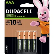 Duracell PACK-4 900MAH AAA Recargable 108273
