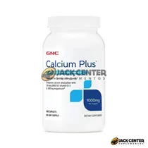 Calcium Plus GNC + Magnesium + Vitamin D3 180 Caplets