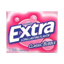 Wrigley Chicle Extra Classic Bubble