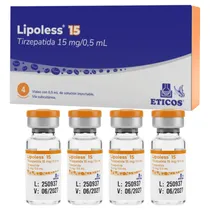 Lipoless 15MG Tirzepatida 4 Ampollas