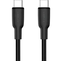 Cabo Argom ARG-CB-0070BK A00633 Type-C/Typo-C 1.8 Metros/65W - Preto