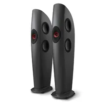 Caixa Kef Blade One Meta Charcoal Grey/Red