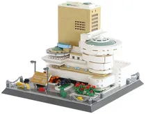 Blocos de Construção Architecture Guggenheim Museum Wange - 5242 (902 Peças)