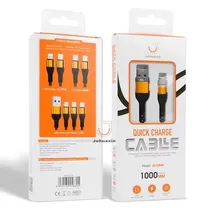 Juhuaxin Cable JU-UX41 USB C To USB C 1MT Black