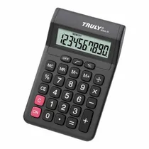 Calculadora Truly 806A-10 - 10 Dígitos - Preto
