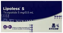 Lipoless 5 Tirzepatida 5MG/0,5ML (4 Seringas Pré-Cheias)