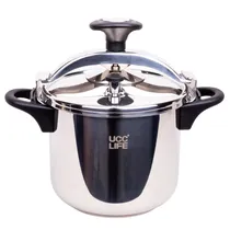 Panela de Pressão Ucc Life Em Alumínio Polido, 7 Litros