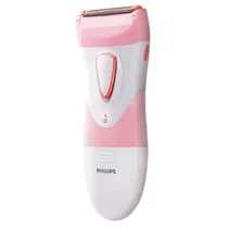 Depilador Elétrico Philips Satinshave HP6306 - 2X Pilha AA - Branco e Rosa