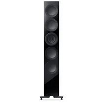 Caixa Kef R11 Meta Torre Black Gloss 3 Vias