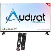 Smart TV LED 65" Audisat AD-65GO (2026) 4K Ultra HD Google TV Wi-Fi/Bluetooth com Conversor Digital (1 Ano de Garantia)