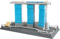 Blocos de Construção Architecture The Marina Bay Sands Wange - 4217 (881 Peças)