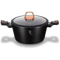 Panela Berlinger Haus Antiaderente com Tampa Preta 28CM