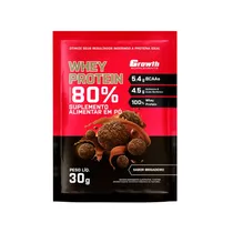Growth Dose Whey Protein Concentrado 30G - Brigadeiro