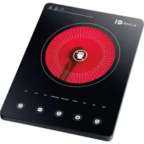 Fogareiro Eletrico Infravermelho HD Play W44 / 1 Boca / 2000W / 220V ~ 50-60HZ - Preto