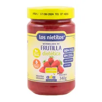 Geléia Sem Açucar Los Nietitos Morango 340G