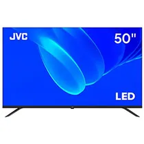 TV Smart JVC LT-50KM558 50" Ultra HD / 4K / LED / Google TV - Preto