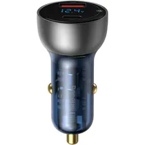 Carregador Veicular Baseus CCKX-C04 65W USB/USB-C - Silver