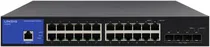Hub Switch Linksys LGS328C Ethernet Gigabit Gerenciado 24 Portas