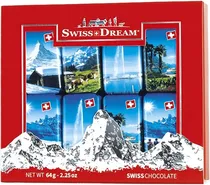 Chocolate Swiss Dream Napolitains - 64G (16 Unidades)