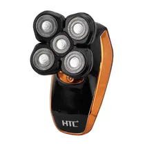 Barbeador Elétrico HTC GT-623 - Recarregável - Preto