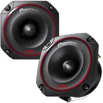 Tweeter Pioneer TS-B351PRO de 300 Watts P.M.P.O - Preto/Vermelho