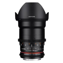 Lente Cine Samyang Canon VDSLR 35MM T1.5 II Ef FF