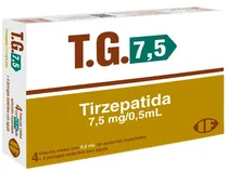 T.G. Tirzepatida 7.5MG (0.5ML de 4 Unidades + Seringas)
