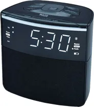 Rádio Relógio Philco 1.2" Dual Alarm Clock Radio PAR3120BT FM Bivolt - Preto