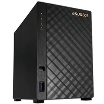 Servidor Nas Storage Asustor AS1202T DRIVESTOR2 Realtek RTD1619B de 1.7GHZ / 1GB de Ram / 2 Baias / USB 3.2 / Lan