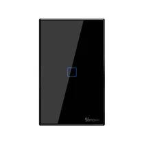 Interruptor Sonoff T3US1C Smart de Pared - Negro c/1 Boton